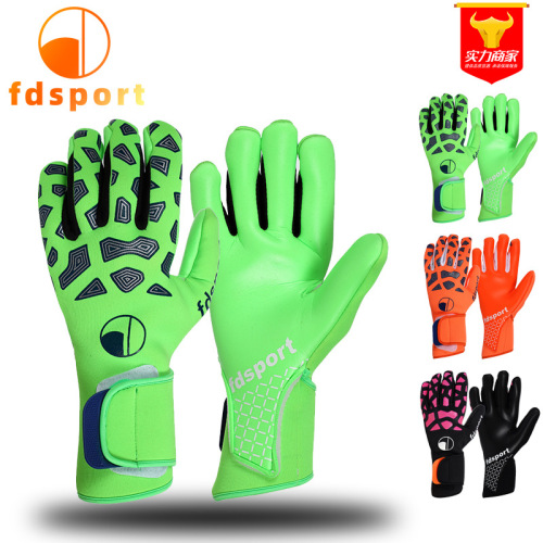 flying shield goalkeeper gloves royal series 10.0 hand-wrapped breathable wear-resistant competition professional protective gear no finger protection