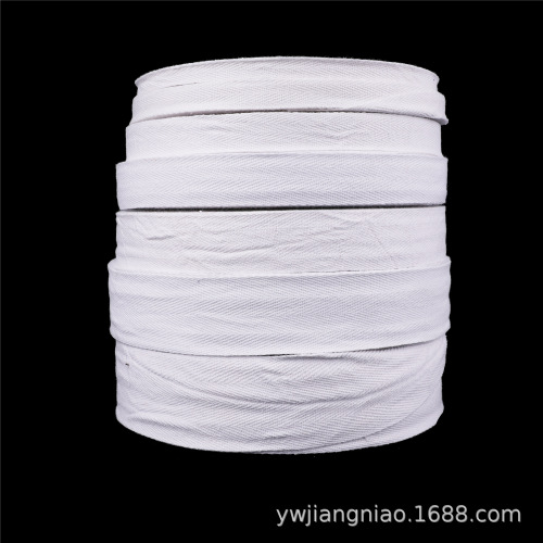 [Small Wholesale] Cotton Ribbon Printed Ribbon Pure Cotton 1cm 5cm Covered Ribbon Printable Trademark Belt