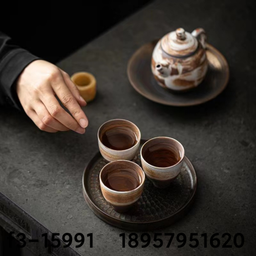 pottery craft hand-painted tea set ceramic kung fu tea set teapot cover tea sea ceramic teacup teacup teacup ceramic teacup