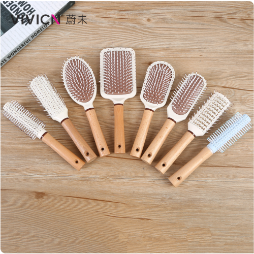 [Weiwei] Comb Women‘s Special Long Hair Anti-Static Curly Hair Wooden Handle Comb Portable Comb Comb Hair Artifact