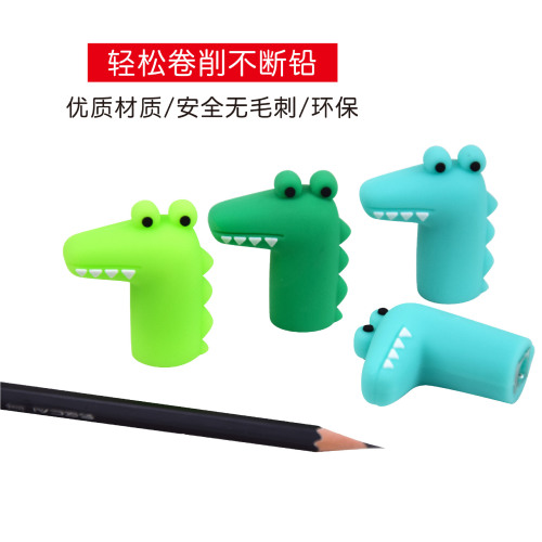 Jimmy Crocodile Pencil Sharpener Creative Pencil Shapper Cute Puzzle Constant Lead Children‘s Student Pencil Stationery