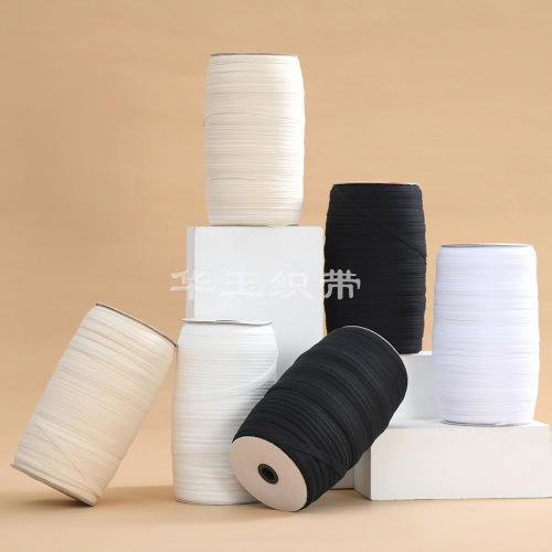 Factory Direct Supply Fine Grain Herringbone Pattern Cotton Belt White Bleached Cotton Clothing Clothing DIY Textile Accessories