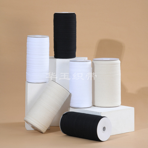 white bleached black herringbone cotton ribbon cotton ribbon front clothing home textile accessories factory direct supply
