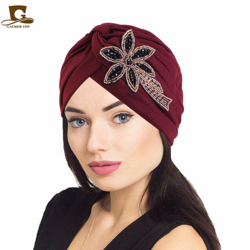 amazon new handmade diamond accessories pleated headscarf cap indian cap hair care cap toe cap jdt-16b