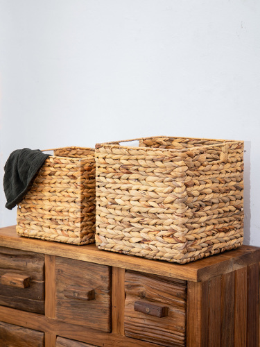 storage basket rattan woven storage box storage box straw toy book storage basket bamboo woven storage basket