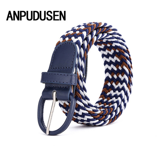 Korean Men‘s Casual Youth outdoor Pants Belt Canvas Pin Buckle Alloy Belt Stall Hot Sale