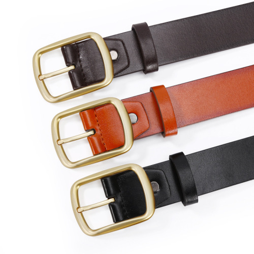 Cross-Border Supply Men‘s Retro Belt TPU Casual Simple Pin Buckle Imitation Leather Belt Belt Factory Wholesale Direct Sales