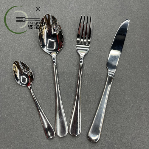 [Chengfa Tableware] 304-1010 Stainless Steel Tableware Knife， Fork and Spoon Suit Household Western Restaurant Kitchen Supplies