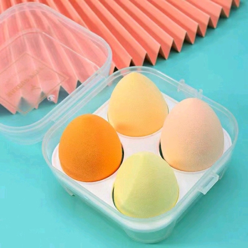 Boxed Beauty Egg Sponge Does Not Eat Powder Sponge Powder Puff Soft Wet and Dry Makeup Egg