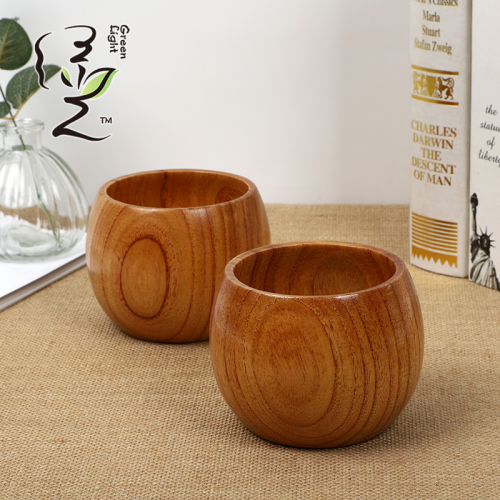 [green light] factory direct supply chinese flat big wood bowl solid wood vintage wooden bowl jujube whole wood fruit device