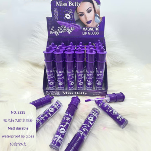 Matte Long Lasting Waterproof Lip Gloss Nude Lip Gloss Purple Matte Velvet Lip Lacquer E-Commerce Exclusive