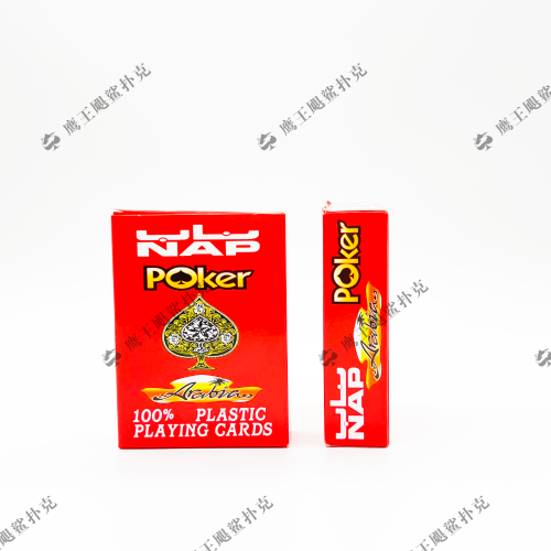Manufacturer‘s Self-Operated Foreign Trade Wholesale Entertainment Card Nap Poker Red PVC Waterproof wear-Resistant Plastic Poker