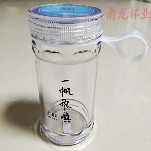 large capacity pc material nanlong shanglong cup organic glass transparent food grade drop-resistant portable water cup