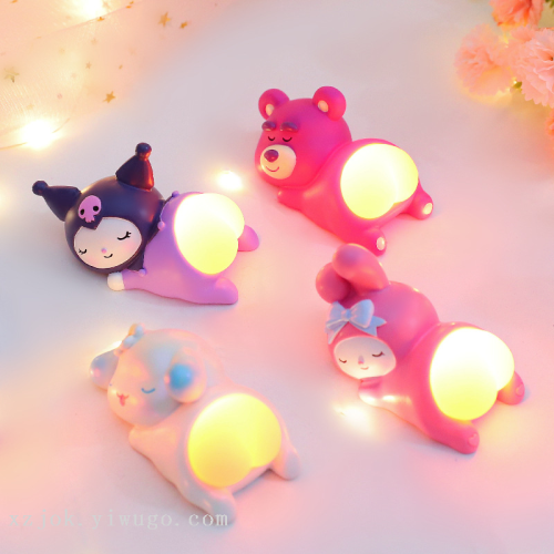 Cross-Border New Product Fart Jun Small Ornaments Creative Paradise Decompression Fart Light Hand-Made Cute gift Happiness Good Things