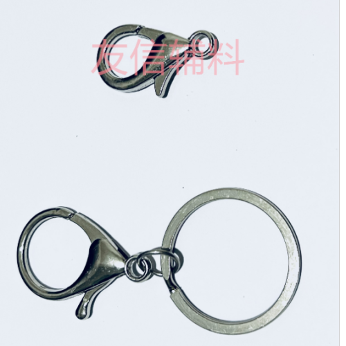 factory direct key ring key hook key chain flat circle lobster clasp