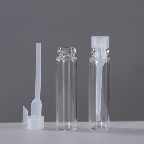 1ml2ml3ml Transparent Glass Drip Stick Bottle Mini Essential Oil Dropper Perfume Sample Trial Subpackaging Empty Bottles