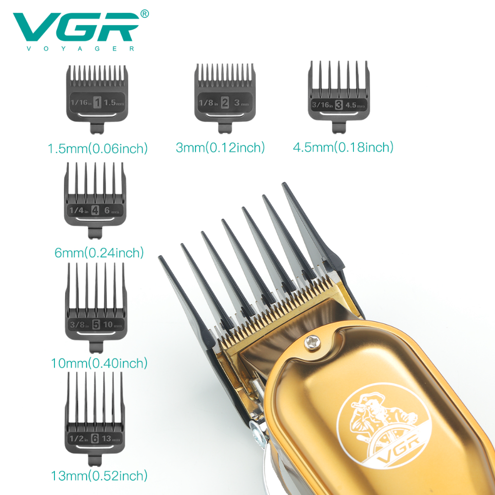 VGR V-650 professional cordless electric usb mens hair clipp