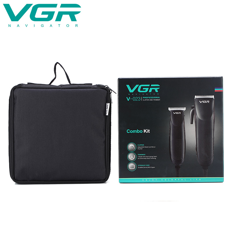 Cross-border factory direct-powered hair clippers VGR-023 hair clippers wholesale hair clippers