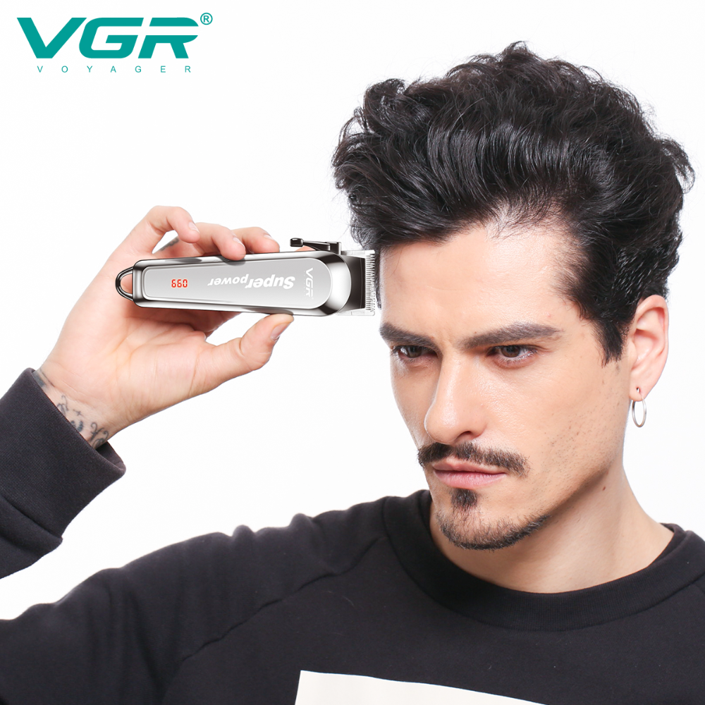 VGR-060 cross-border high-end hair clipper straight hair comb razor wholesale