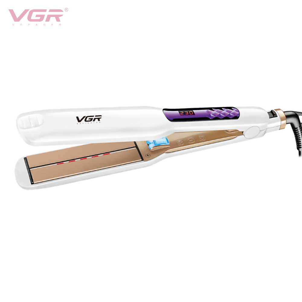 VGR-502 Splint Curling Iron Curling Straightening Dual-purpose Wet and Dry PTC Heating Straightening Rod Curling Rod