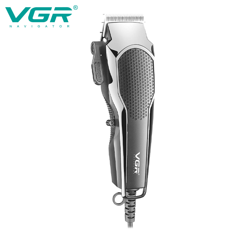VGR-130 cross-border factory direct-powered hair clipper, six-speed adjustable LCD display