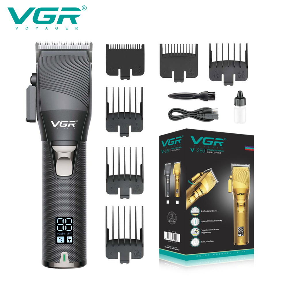 VGR V-280 electric professional rechargeable golden best bar