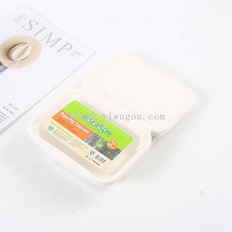 Disposable tableware disposable lunchbox White lunchbox