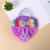 2023 Rabbit Year Coin Purse Children Crossbody Bag Creative Cartoon Plush Rabbit Wallet Rainbow Color Handbag