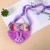 2023 Rabbit Year Coin Purse Children Crossbody Bag Creative Cartoon Plush Rabbit Wallet Rainbow Color Handbag