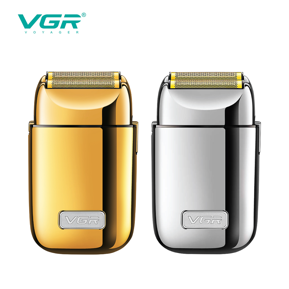 VGR V-398 single foil cordless electric travel man's shaver portable beard razor