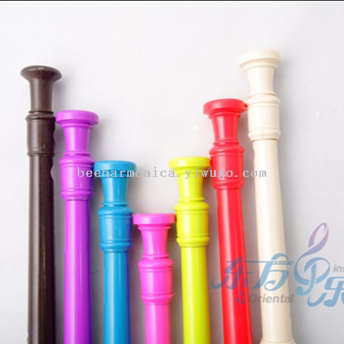 8-Hole ABS German Style Clarionet Flute PVC Bag Customized Travel Gift Color Multi-Teaching toy musical instrument