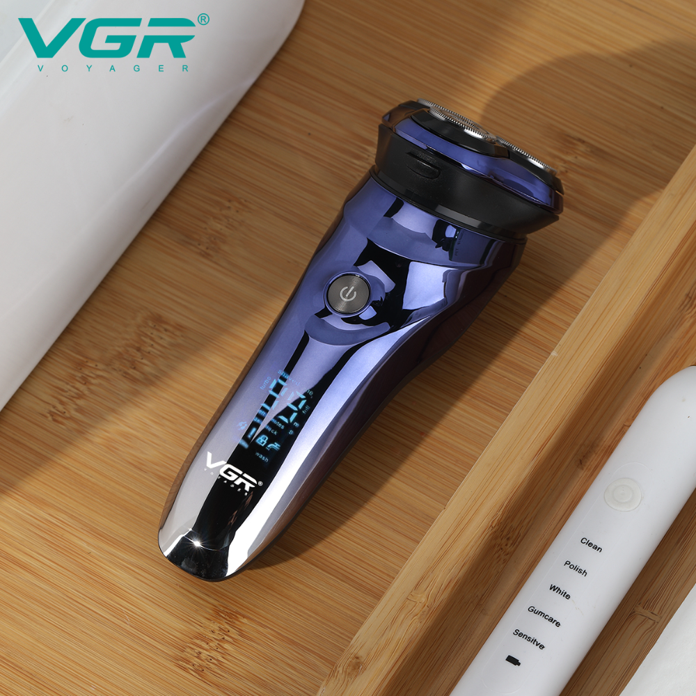 VGR V-305 washable shaver waterproof IPX7 for men electric beard razor