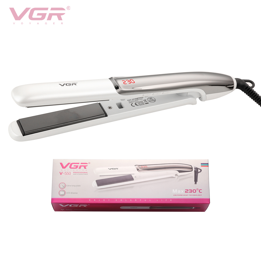 VGR Professional hair straightener V-550 Straight hair clips