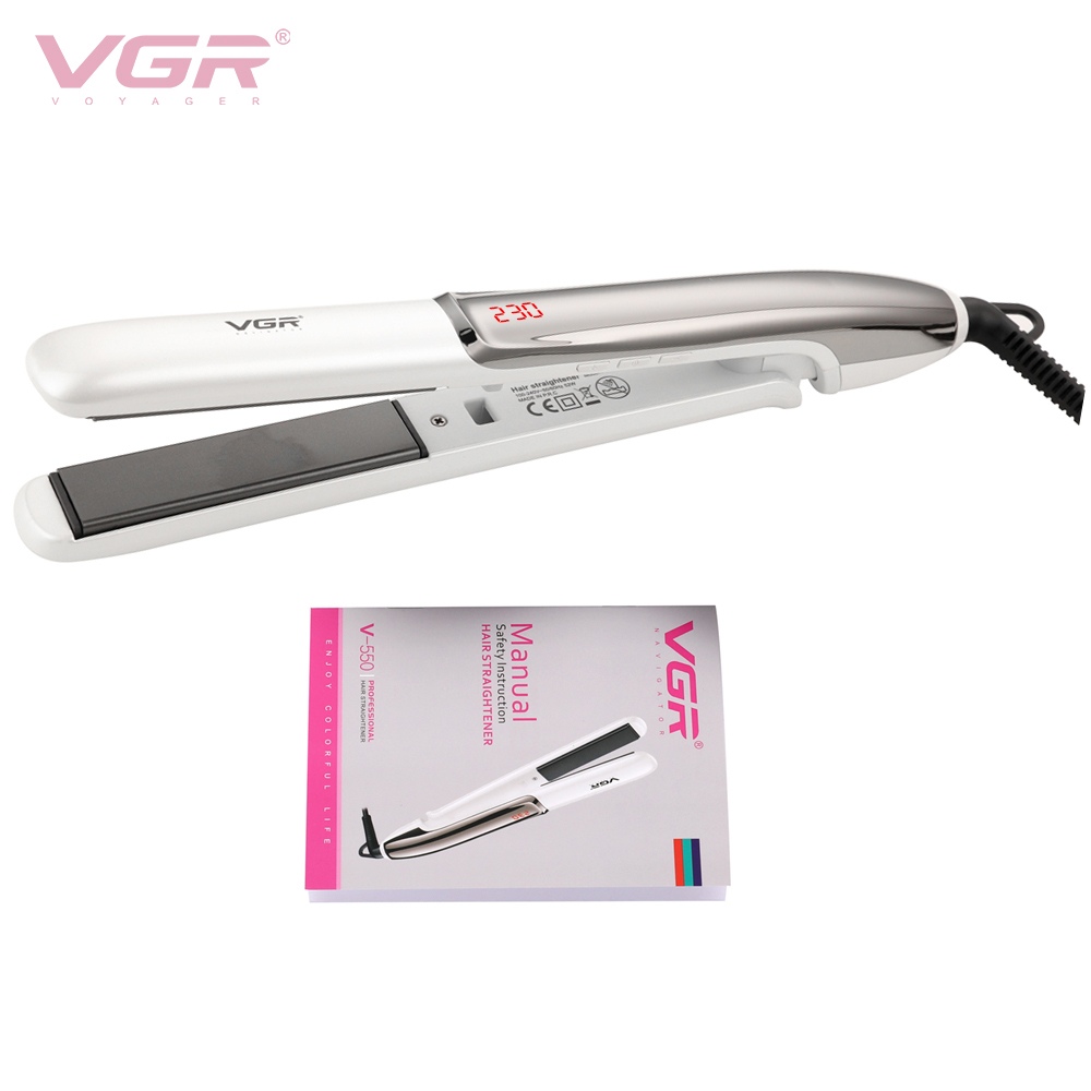 VGR Professional hair straightener V-550 Straight hair clips