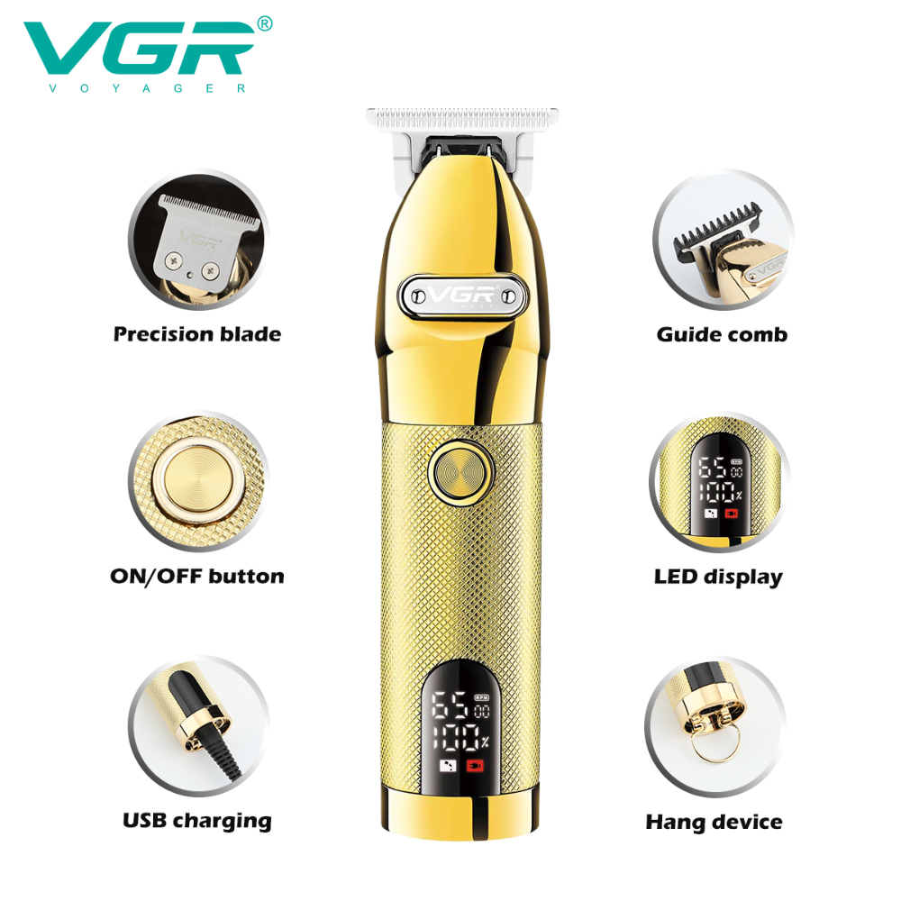 VGR professional metal hair clippers V-275 personalized hair