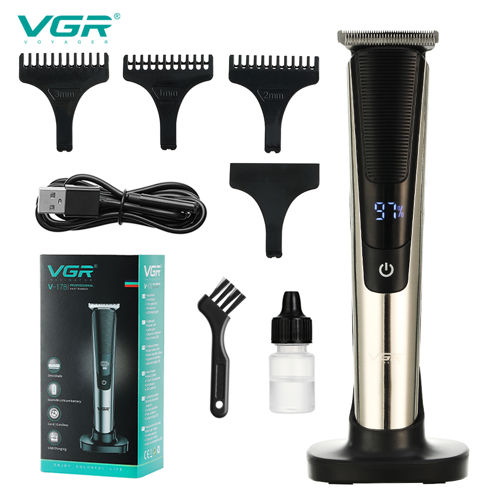 VGR-178LED digital display is convenient and easy to carry Electric hair trimmer hair clipper