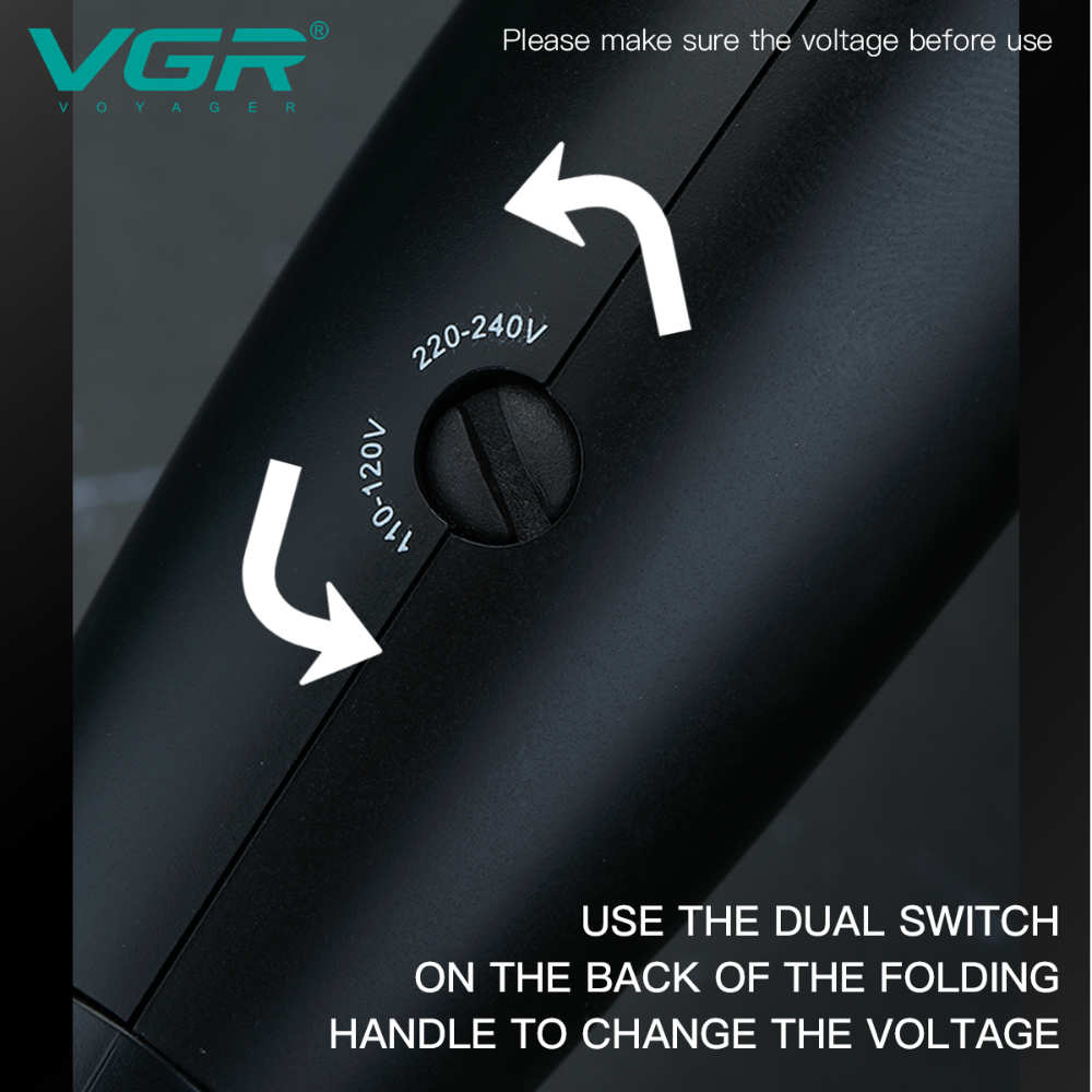 VGR439 portable folding hair dryer cross-border foreign trade wholesale