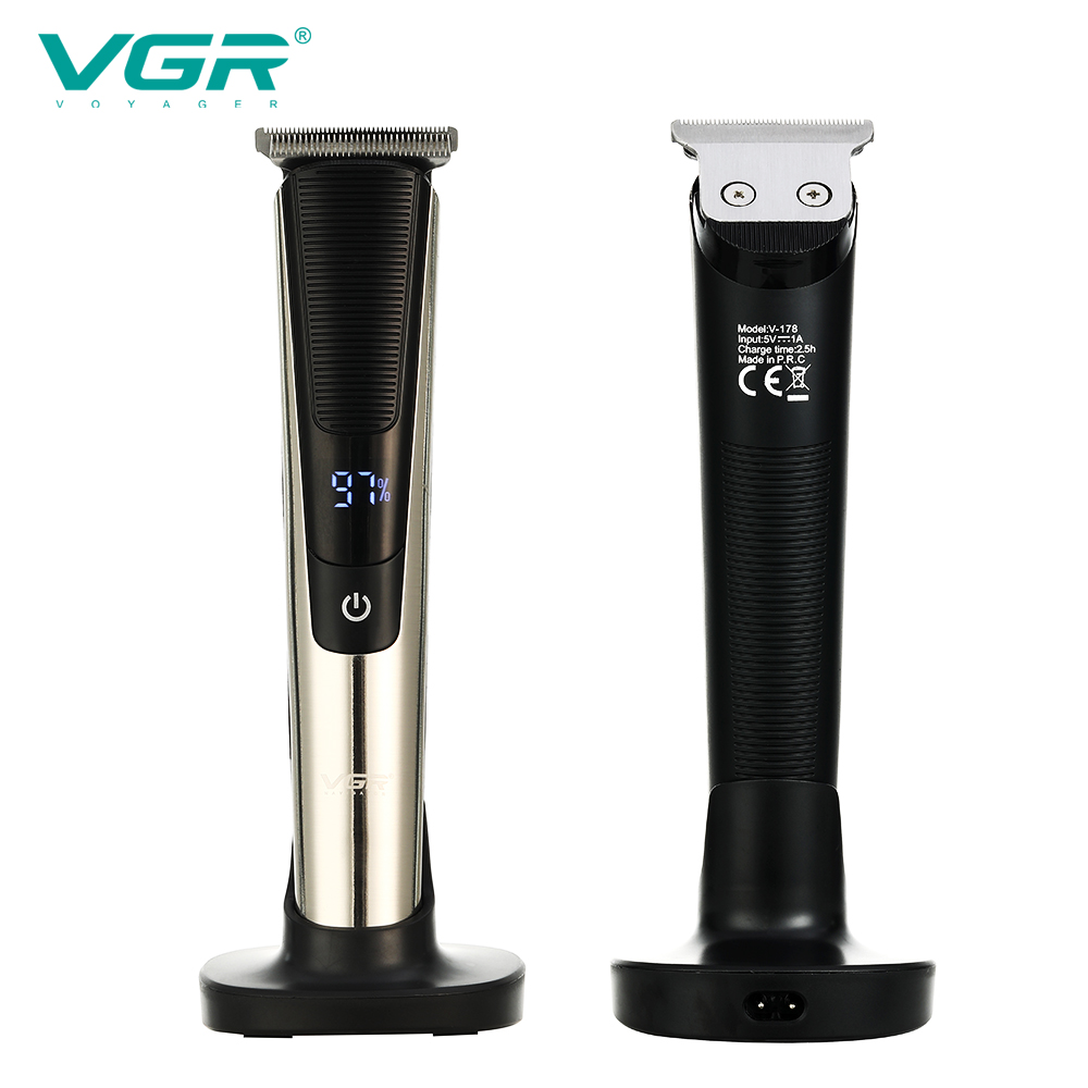 VGR-178LED digital display is convenient and easy to carry Electric hair trimmer hair clipper