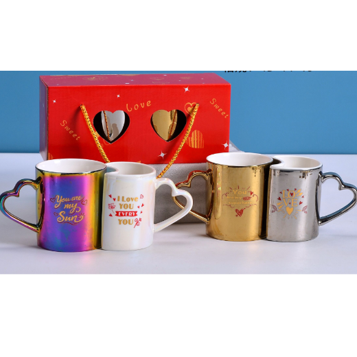 ceramic mug couple mug valentine cup sun and moon shaped cup ..