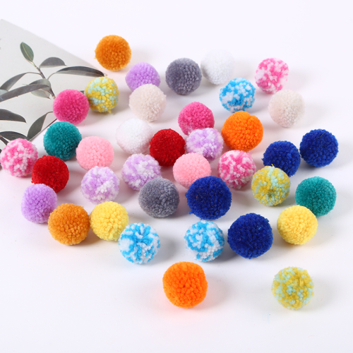 High Elastic Fur Ball Large， Medium and Small Color Pompons DIY Children‘s Material Accessories Clothing Shoes and Hats Accessories Polypropylene Wool Ball