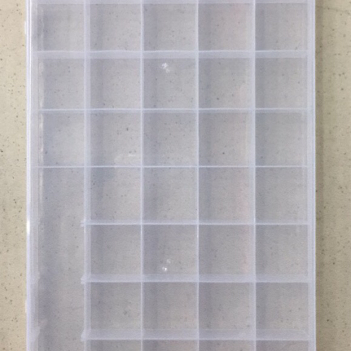 Factory Wholesale 40 Grid Green Plastic Pp Transparent Storage Box