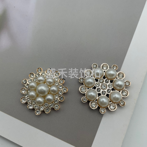 plastic decorative button round button diamond buckle decorative buckle shoes and clothing accessories luggage decoration decoration
