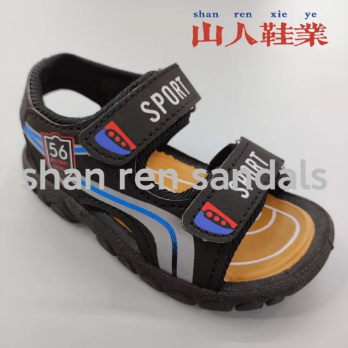 beach shoes boys little kids sandals 2023 new soft bottom beach sandals simple atmosphere south america africa hot sale