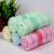 Pure cotton towel single yarn jacquard small grid bibulous face towel welfare towel
