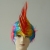 colours Fans stand wig hair  rooster wig