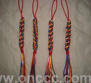 double-line firecrackers gift pendant chinese knot