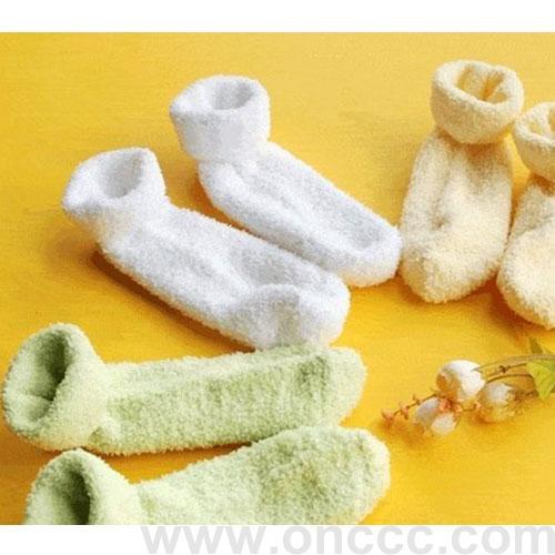 towel socks thickened candy color warm towel socks floor socks socks cotton wool socks