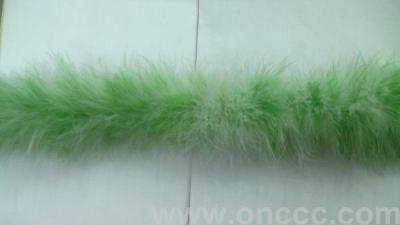 Fire 89-feathers of ostrich tops fleece