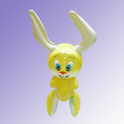 Inflatable toys, PVC material manufacturers selling cartoon crooked-eared rabbit