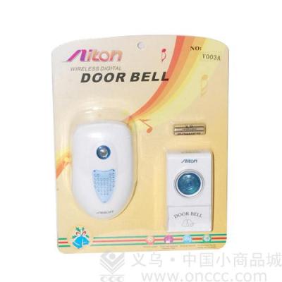 The plastic doorbell